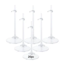 HMIEPRS 20PCS Doll Holder, Doll Stand Display Holder, Ideal Display Stand Sup...