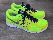 Nike Flex 2013 Run Shoes Sneakers 579821-701 Men's Size 11 Neon Yellow
