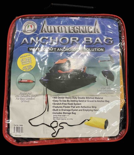 Autotecnica Sand Anchor Bag for Jetski Waverunner Watercraft - Fill Sand / Rocks