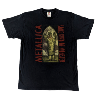 未使用 LLICA Tシャツ L SOME KIND OF MONSTE Vintage Metallica Some Kind of Monster Shirt Size Large Black