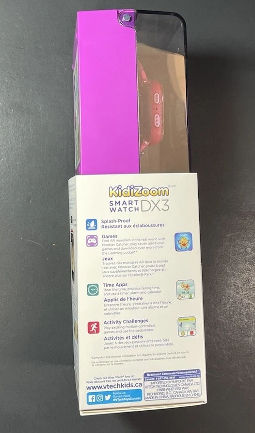 Reloj inteligente Vtech KidiZoom DX3 [rosa] NUEVO Foto 3 de 4