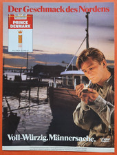 6. Prince Denmark Filter Zigaretten Werbeanzeige Werbung Reklame 1988