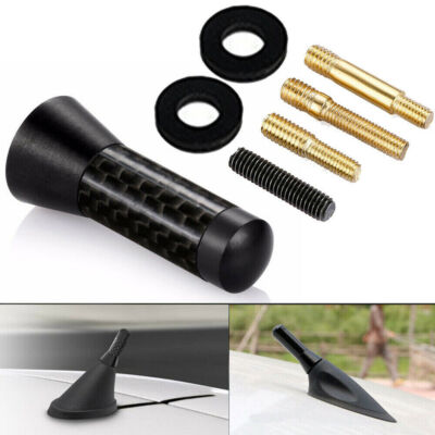 1.4'' Universal Auto Rod Antenna Roof Black Short M6 M5 M4 for VW Ford Skoda Audi