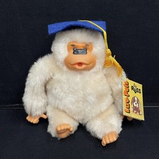 Russ Luv Pets Gorilla Monkey Peach Gonga Graduation Thumb Sucking Plush Vintage