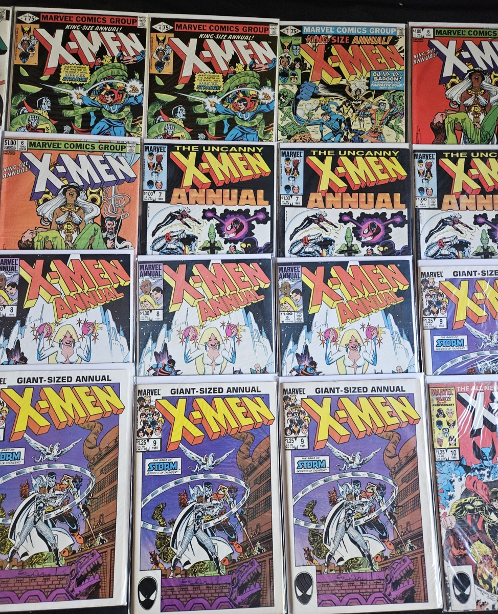 Uncanny X-men Annuals 3-18 Mixed Lot of 34 (Marvel Comics) | eBay