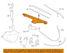 Saturn Gm Oem 01-05 L300-windshield Wiper Motor Transmission 22699213