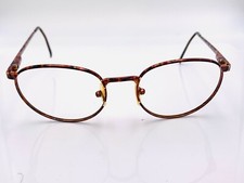 Vintage Mirari 5521 4094 Tortoise Metal Oval Sunglasses Italy Frames