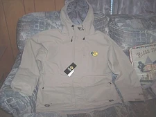 Mens Large Rain Jacket Fishing Parka Non Insulated Rain Jacket Waterproof HPR 