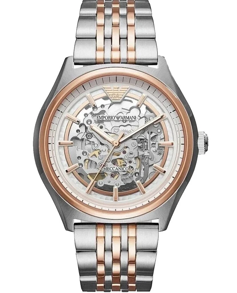 Banda de acero inoxidable Emporio Armani Relojes de pulsera de Lujo