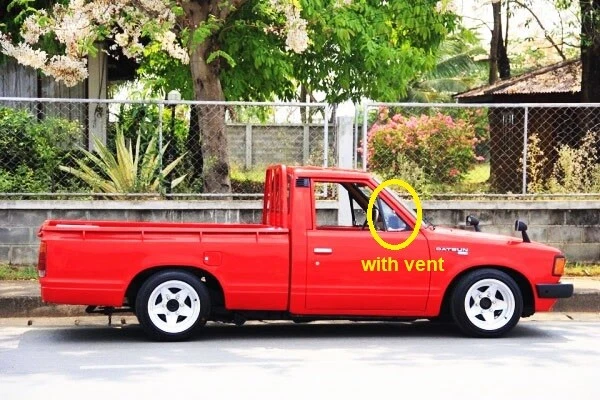 PARA 80 NISSAN DATSUN 720 CON VENTILACIÓN PICKUP PUERTA RESISTENTE JUEGO DE SELLOS VENTANA X12 Foto 2 de 4