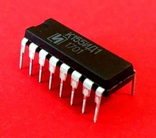 K155ID1 К155ИД1 a-g 74141 Nixie clock tube driver IC high voltage chip BRAND NEW