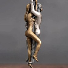 Couple Hug Necklace Lovers Hugging Pendant Gift Love Style Necklace Charm Gift