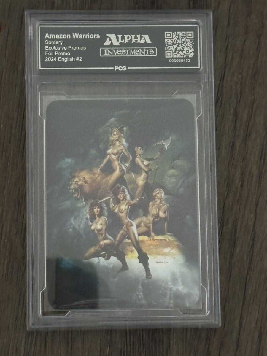 Sorcery Amazon Warriors Exclusive Promo Rare Foil PCG 9 Sorcery Amazon Warriors Exclusive Promo Rare Foil PCG 9