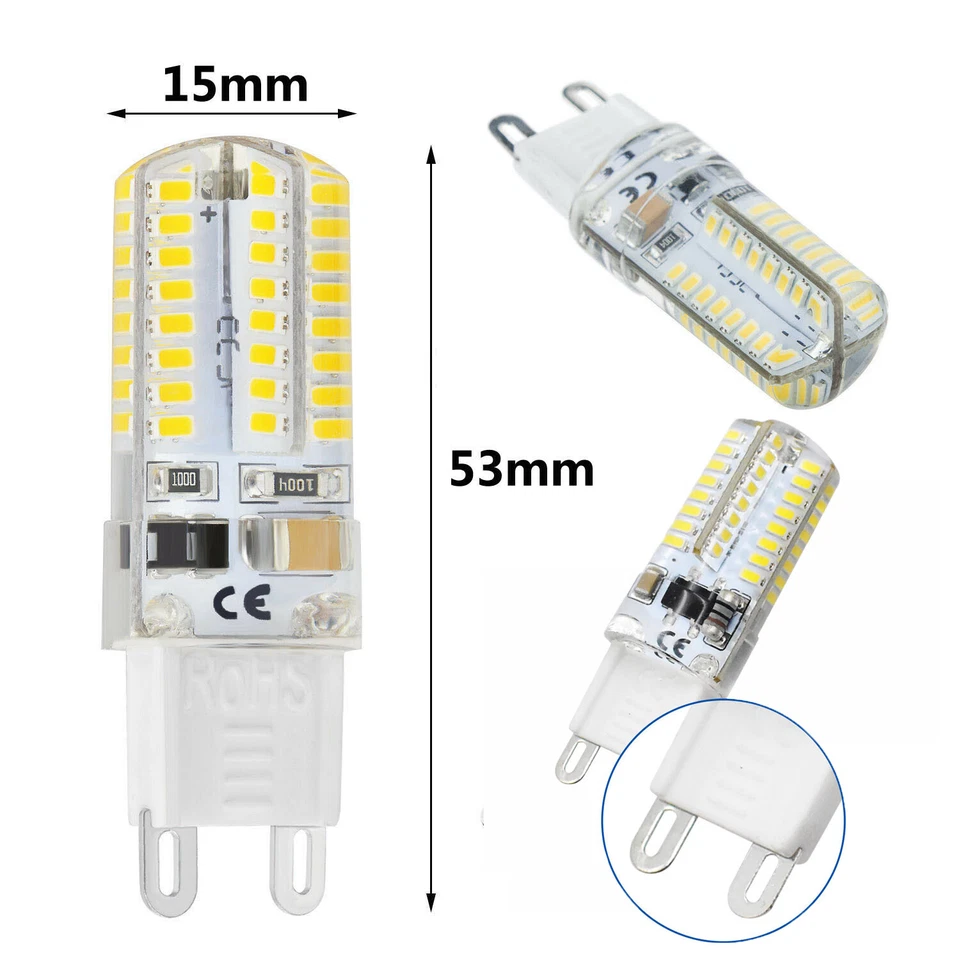 3W G9 led bulb 220V 64leds Capsule light Corn bulbs Replace Halogen lamp SMD3014 - Image 2 of 4