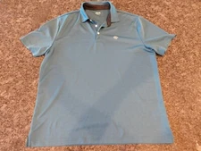 Zelos Men's Polo Style Golf Shirt Size L Pale Green Short Sleeve
