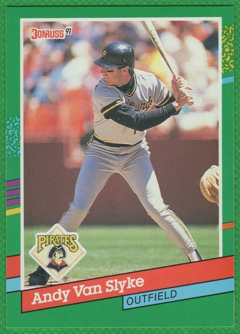 Andy Van Slyke - 1991 Donruss #552 - Pittsburgh Pirates Baseball Card | eBay