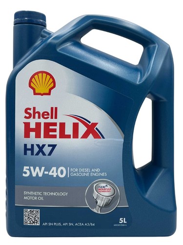 Shell Helix HX7 5W-40 5 Liter Motoröl 5W40 MB 229.3 VW 502 00 505 00 5L ACEA API