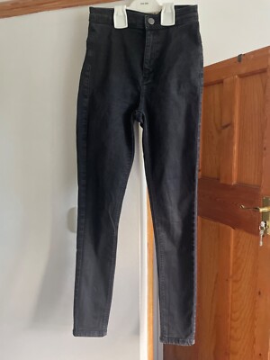 Topshop Holding power Black jeans W 28 L 32Skinny UK