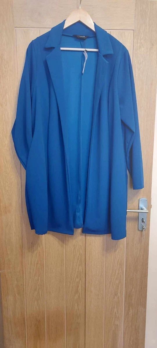 Royal blue top ladies trouser suit