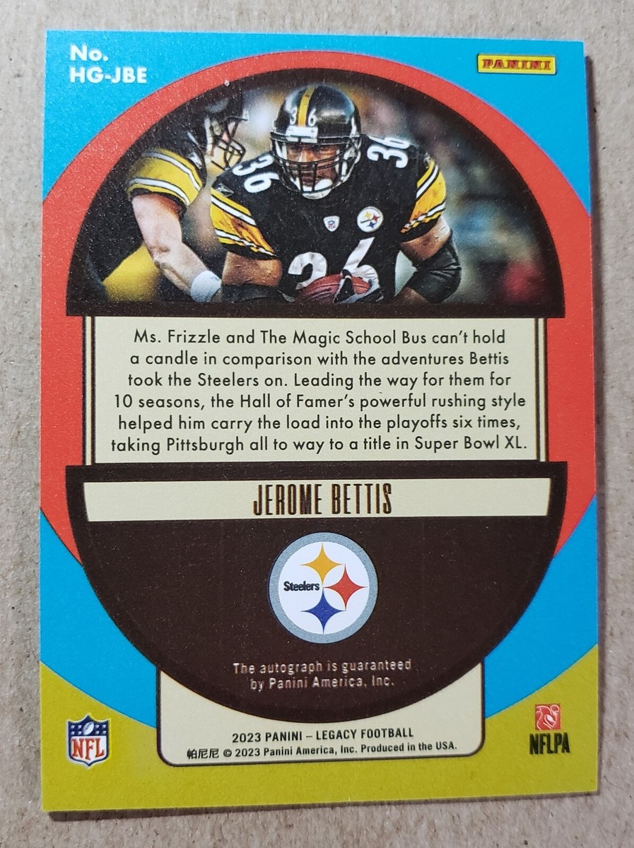 2023 Panini Legacy Holographs Jerome Bettis Auto /25