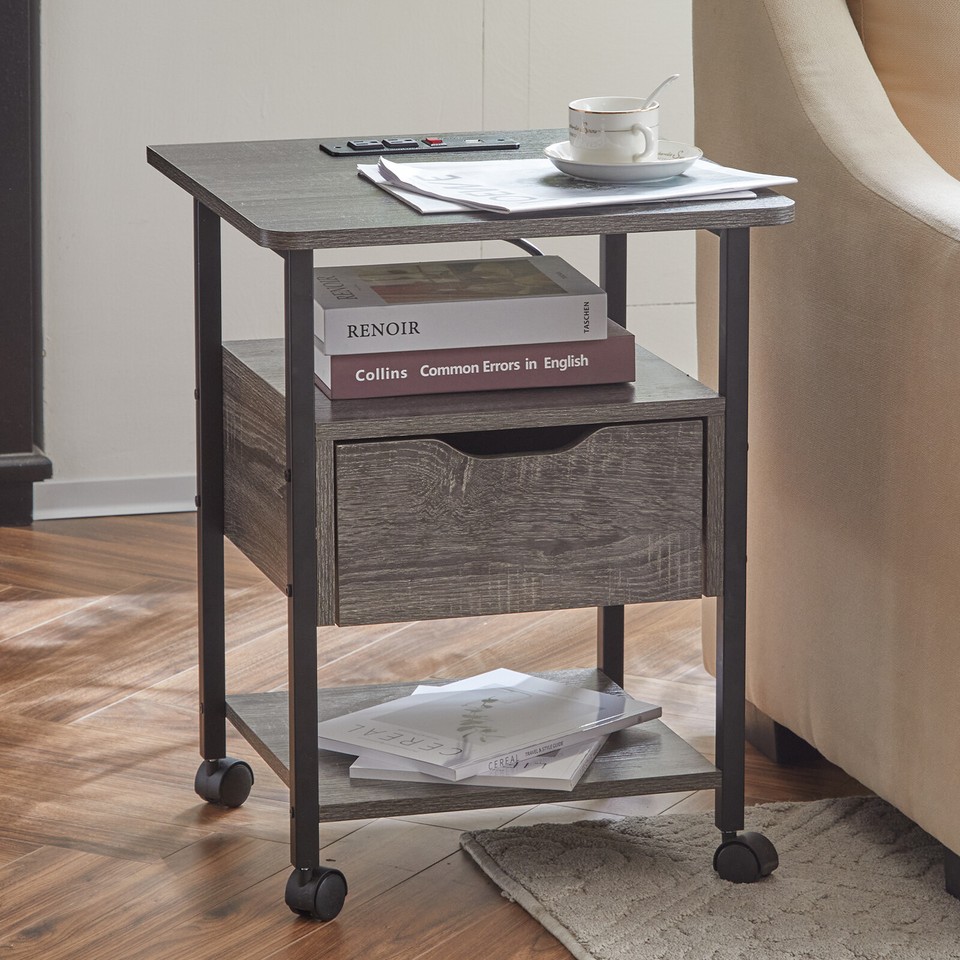 End Table Sofa Side End Storage Living Room Bedroom Furniture w