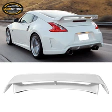 Fits 09-21 Nissan 370Z Z34 N Style ABS Trunk Spoiler Painted #QAB White Pearl