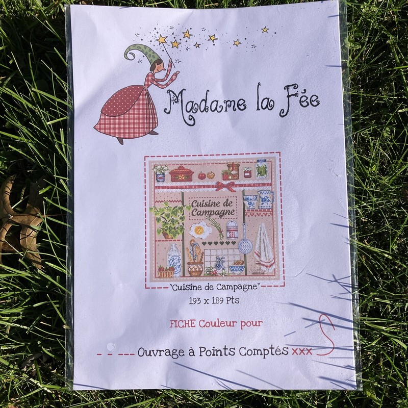 Madame La Fée #107 Cross Stitch Pattern "Cuisine De Campagne" Country Cooking