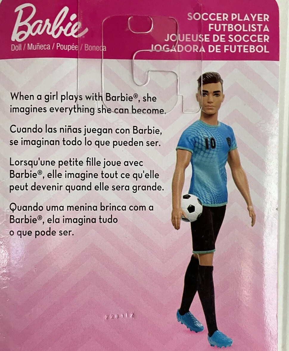 Barbie lança boneca jogadora de futebol
