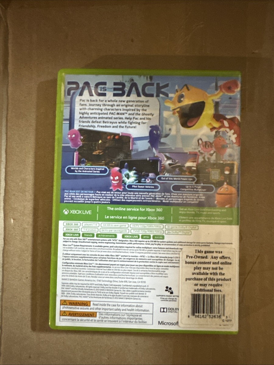 Pac-Man and the Ghostly Adventures (Microsoft Xbox 360, 2013