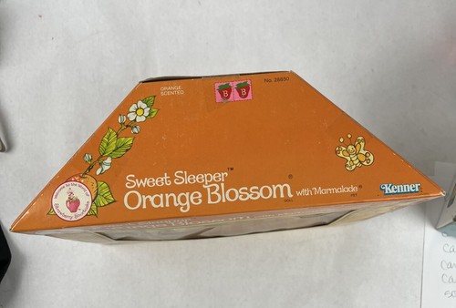 Vtg Kenner Strawberry Shortcake Sweet Sleeper Orange Blossom Doll W/Marmalade - Picture 9 of 10