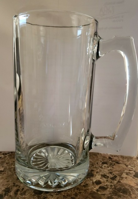 glass sports mugs with handles 16 oz
