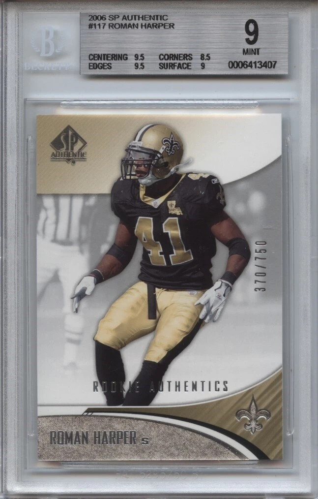 Roman Harper SP Authentic #117 Base