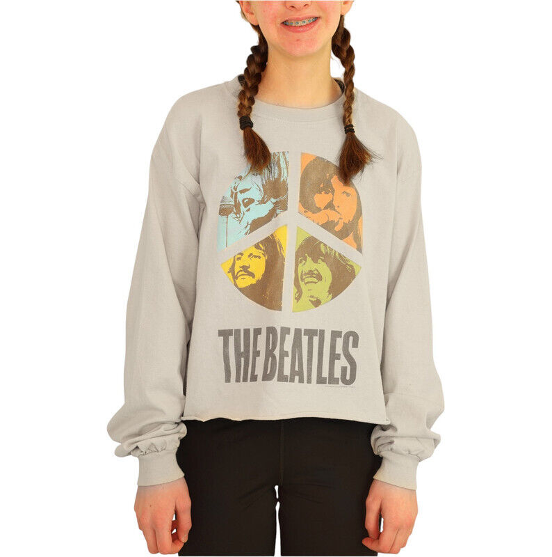 Junk Food Women's The Beatles Peace Sweatshirt | eBay Junk Food Women's The Beatles Peace Sweatshirt | eBay