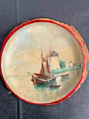 Pair of marine paintings - Picture 9 of 9