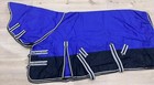 BRAND NEW 600D WATERPROOF BREATHALBE COMBO HORSE RUG 300G FILL - BLUE