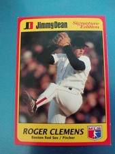 Roger Clemens 1991 Jimmy Dean Signature Edition # 18 / Boston Red Sox HOF 2022??