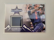 Salvador Perez All Star Game Relic 2021 Topps Baseball