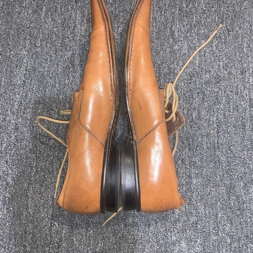 Vintage Ball-Band Leather Pointed Shoes BM032-2 Size 10 Light Brown - Picture 6 of 8