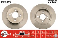 Bremsscheibe Suzuki T. SX4 S-CROSS/VITARA 1.6 13- Beschichtet