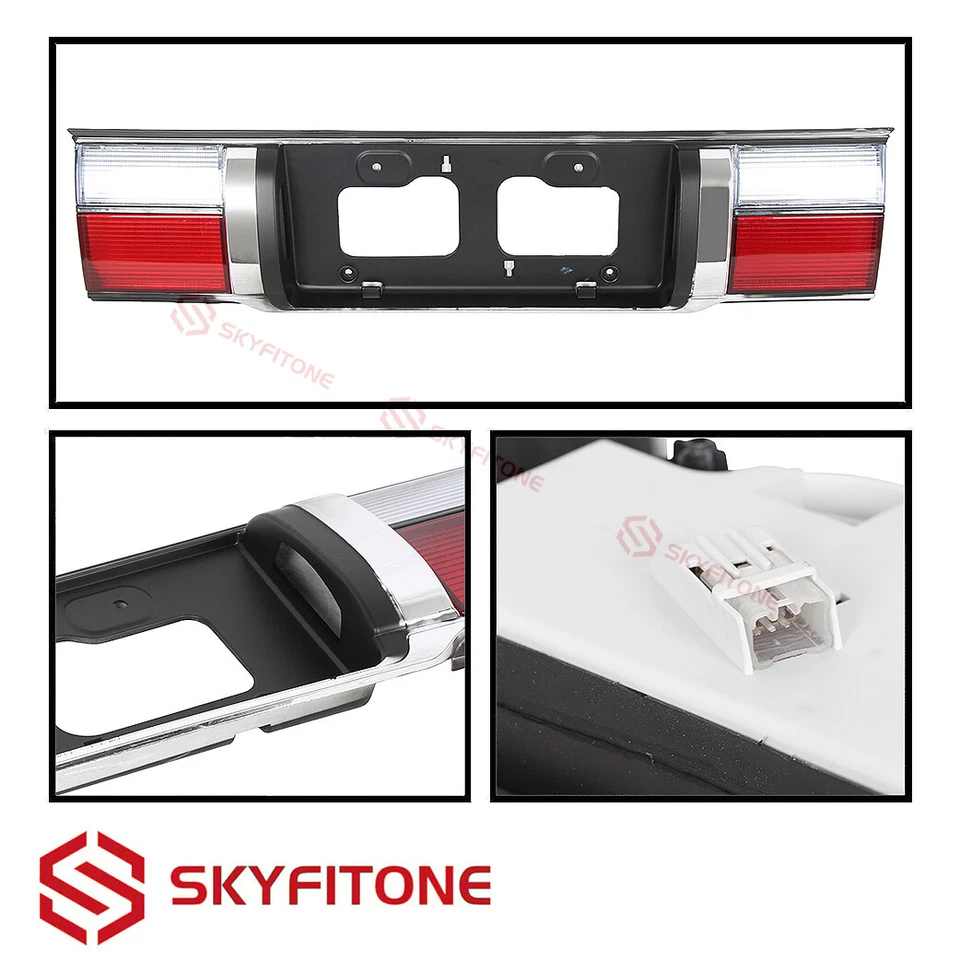 Fits 1988-1992 Toyota Corolla AE90 Rear Tail Light&Trunk center Light Set 3PCS Foto 2 de 4