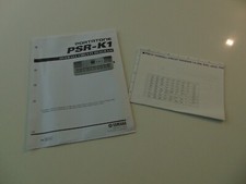 Yamaha Portatone PSR-K1 Keyboard Overall Circuit Diagram Schematics