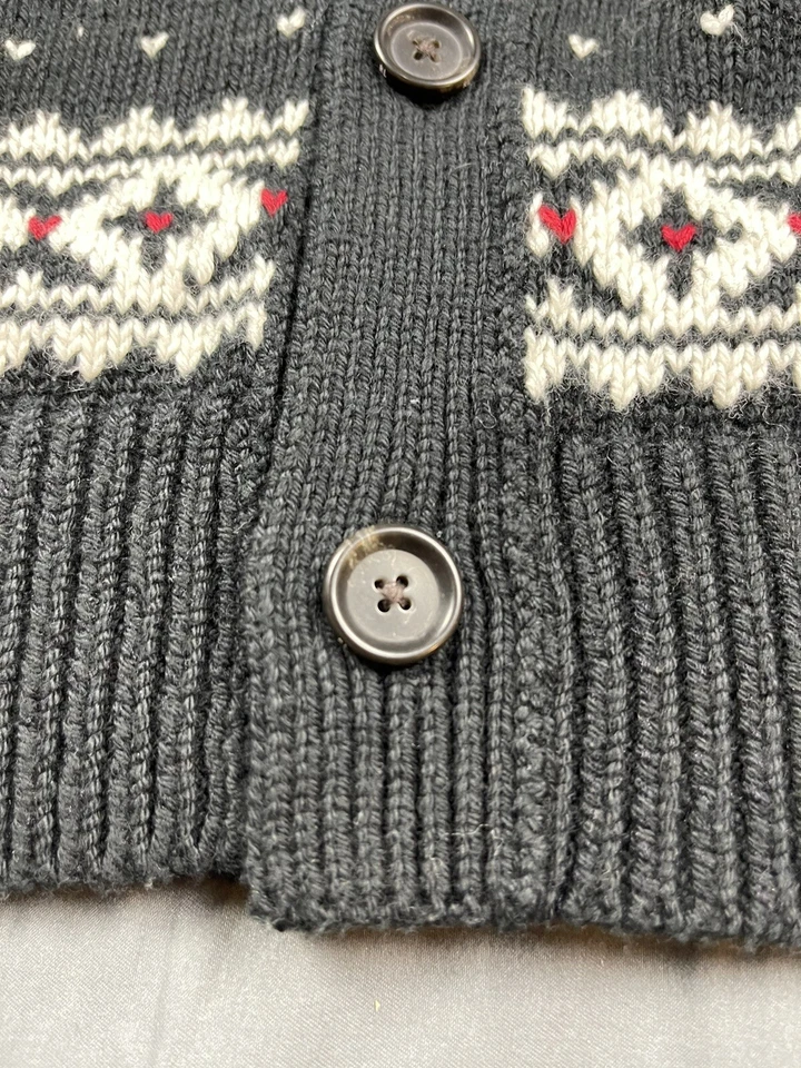 Polo Ralph Lauren Navidad Cárdigan Tejido Suéter Fair Isle 2XLT Algodón Cachemira Foto 3 de 4