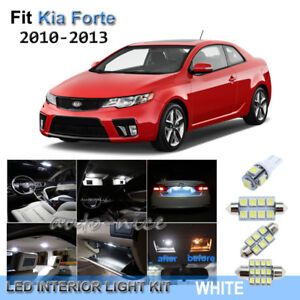 Details About For 2010 2013 Kia Forte Xenon White Led Interior Lights Kit 7 Pieces