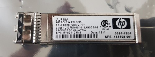 HP 468508-001 - HP 8Gb Short Wave FC SFP+ 1 Reman Pack