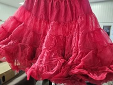 Vintage Petticoat Retro Full Circle Layered Square Dance Crinoline