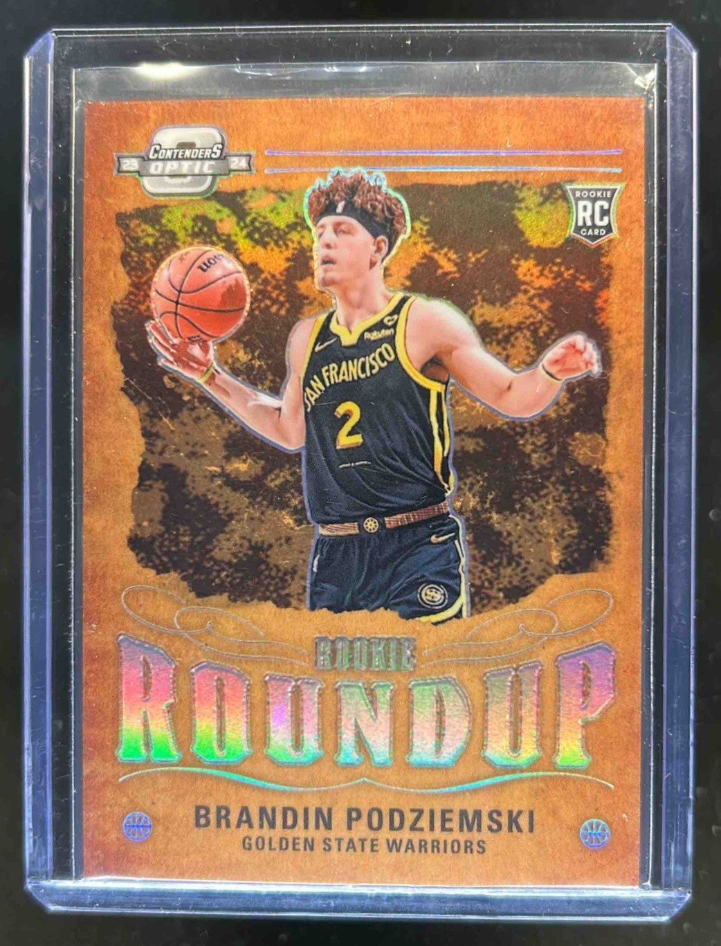2023-24 Contenders Optic Brandin Podziemski Rookie Roundup RC #14 Warriors