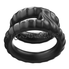 Newest Male Ball Stretcher Sleeve Rings Delay Physical Exercise Reuse