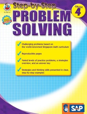 Step-By-Step Problem Solving, Grade 4 (Singapore Math)