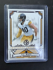 💥Panini 2025 National Treasures T.J. Watt #85 Serial Numbered /75 Steelers