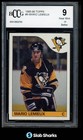 1985 TOPPS #9 MARIO LEMIEUX RC ROOKIE BCCG 9